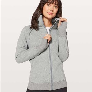 Lululemon Scuba Hoodie III in Heathered Speckled Medium Grey
